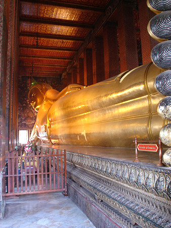 Wat Po Reclining Buddha, Bangkok - Thailand.