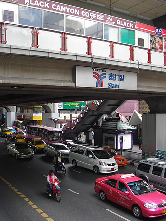 Siam BTS Skytrain station, Bangkok - Thailand.