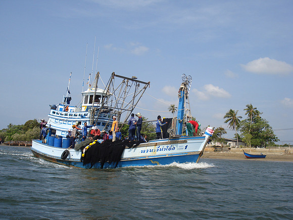 Fishing boat, Krabi - Thailand.