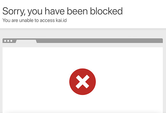 kai-blocked-website