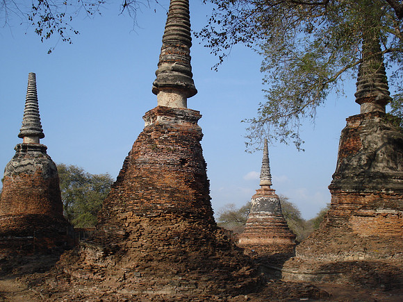 Wat Phra Si Sanphet Ruined Chedi, Ayuthaya - Thailand.