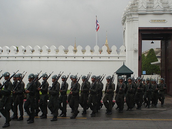 Grand Palace Guards, Bangkok - Thailand.