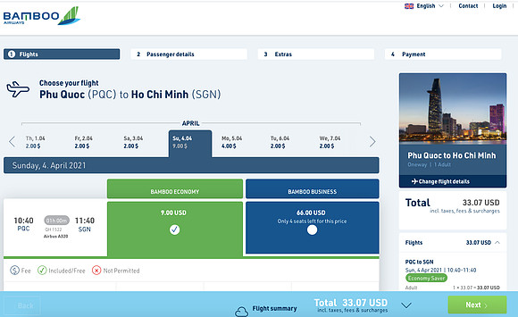 pqc-sgn-choose-flight