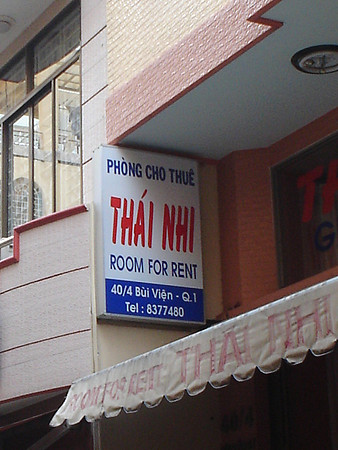 Thai Nhi room for rent, Ho Chi Minh City (Saigon) - Vietnam.