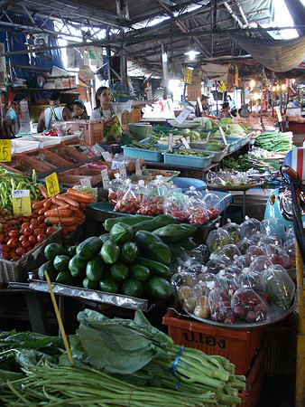 Thewet Market, Bangkok - Thailand.