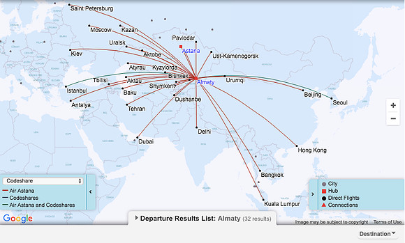 almaty-route-map