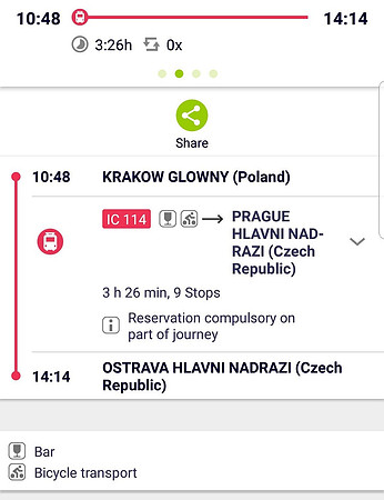 krakow-ostrava-train
