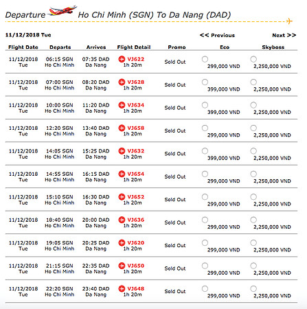 sgn-dad-flights