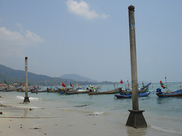 Fishing boats, Hua Thanon, Koh Samui - Thailand.