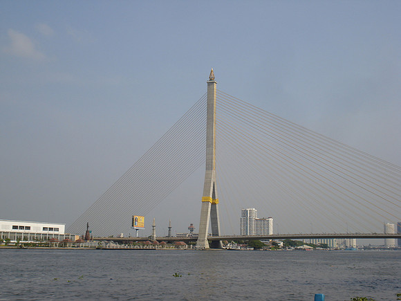 Rama VIII Bridge, Bangkok - Thailand.