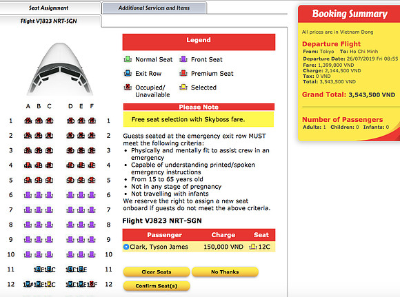 nrt-sgn-seat-selection