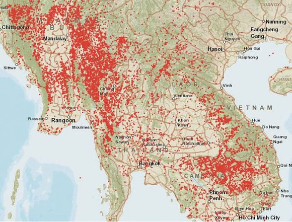 seasia-fire-map