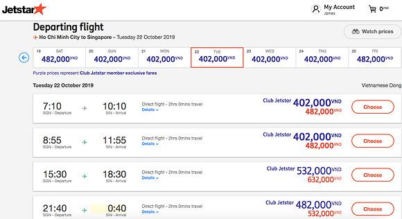 sgn-sin-flight-options