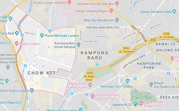 chow-kit-subdistrict-map