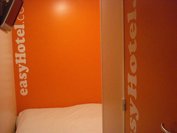 easyHotel room, London - England.
