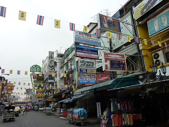 Morning on Khao San Rd, Bangkok - Thailand.