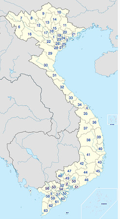provinces-of-vietnam-numbered-map