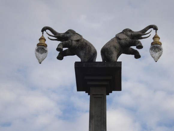 Elephant street lights, Krabi - Thailand.