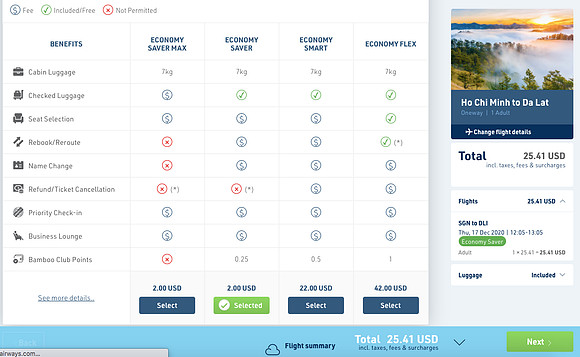 sgn-dli-ticket