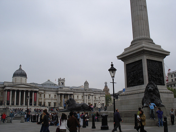 Trafalgar Square, London - England.