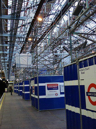 Earls Court renovation 2007, London - England.