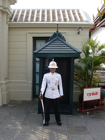Grand Palace Guard, Bangkok - Thailand.