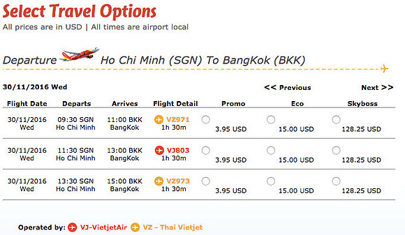 select-travel-options