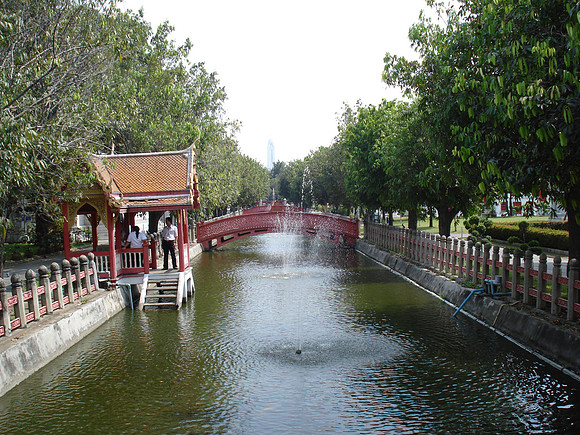 Marble Temple Canal, Bangkok - Thailand.