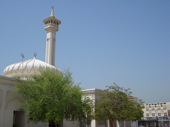 Bastakia Quarter Mosque, Bur Dubai, Dubai - UAE.
