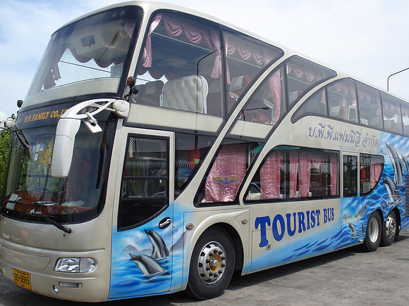 Tourist bus, Krabi - Thailand.