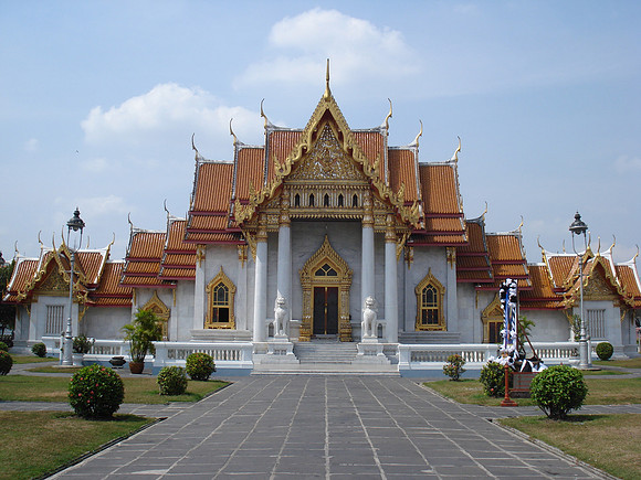 Marble Temple, Bangkok - Thailand.
