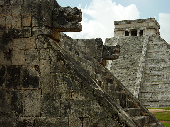 Platform of Venus and the Temple of Kukulkan, Chichen Itza